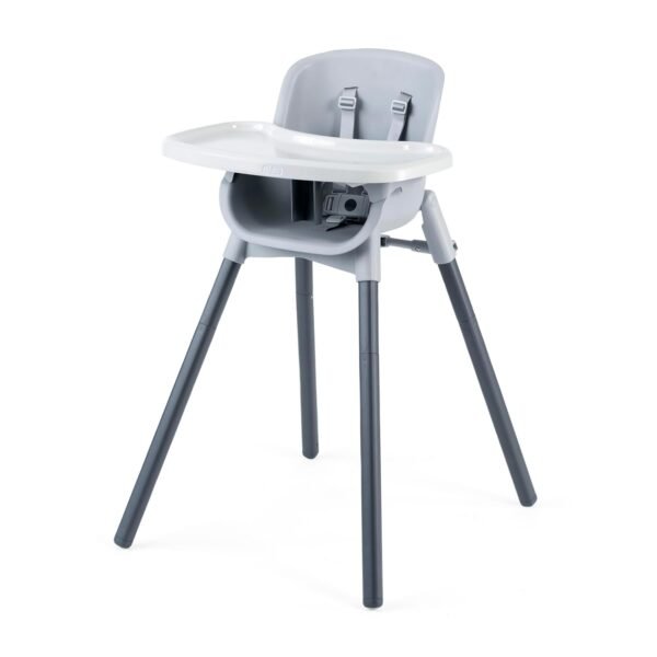 Chicco Zest 4-in-1 Folding High Chair and Youth Stool, Multi-Use Easy Clean | Seasalt/Grey
