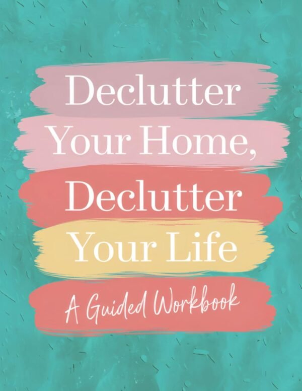Declutter Your Home, Declutter Your Life Guided Workbook: Step-by-Step Decluttering Guide for a Stress-Free House