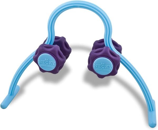 Massotherapy Self Massage Tools Roller for Neck and Shoulders by Dr. Necky - Trigger Point Massager for Tension Relief - Therapeutic Myofascial Release