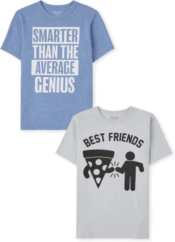 The Children's Place Boys' Family,mom,dad,sibiling Short Sleeve Graphic T-Shirts,multipacks