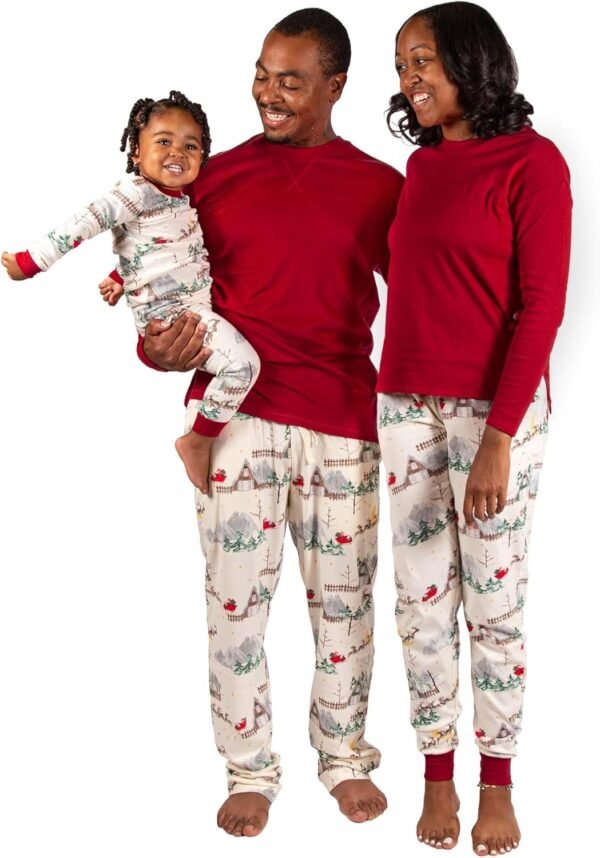 Burt's Bees Baby Baby Girls' Womens Family Jammies Matching Holiday Organic Cotton Pajamas