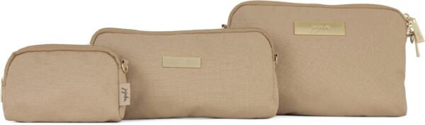 JuJuBe | Be Set Organization Pouches, Pretty Travel Toiletry Bag Set for Women, Stylish Party Clutch or Handbag