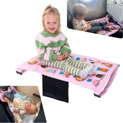 Toddler Airplane Bed & Seat Extender – Cozy & Easy Setup Airplane Bed for Kids, Ages 1-4